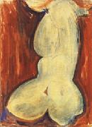 Amedeo Modigliani Caryatid painting